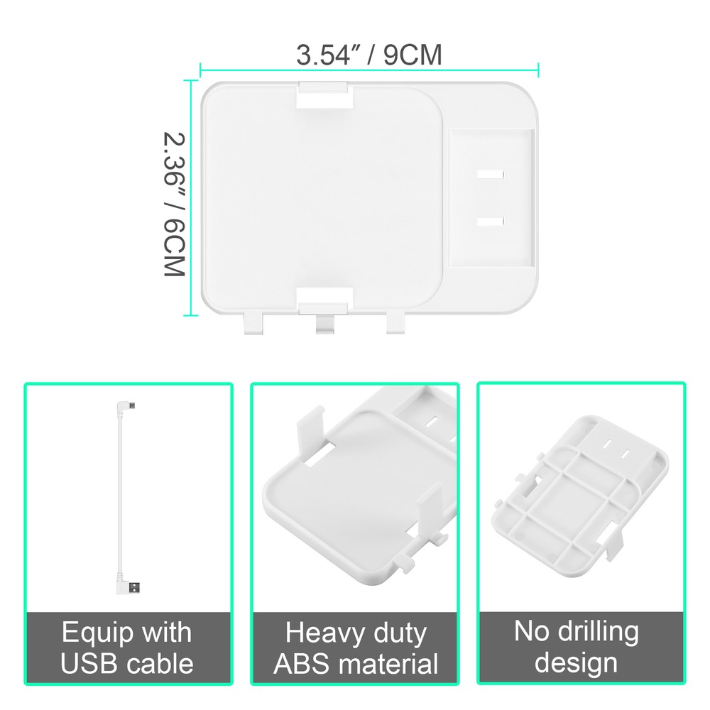 2Pack Simple Mount Bracket Holder Outlet Wall Mount Fit For Blink Sync Module 2