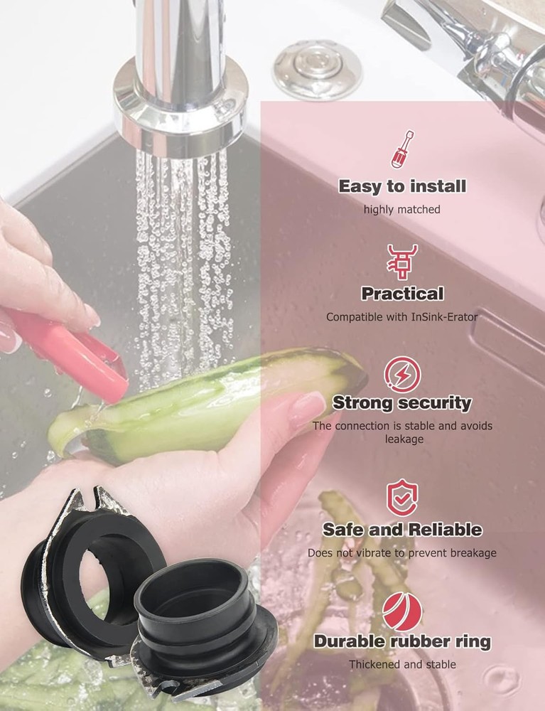 Garbage Disposal Flex Coupler Replacement Sink Connector