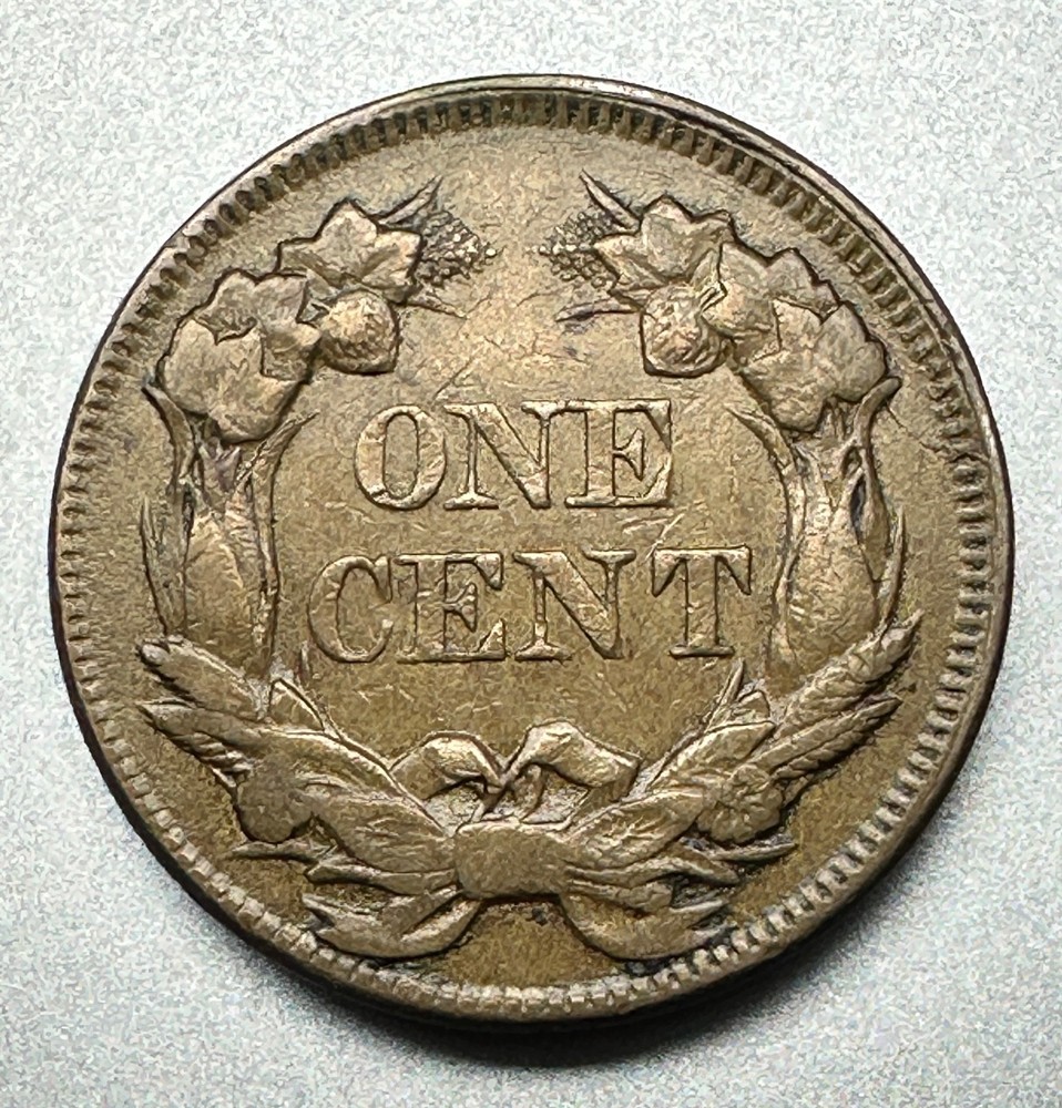 1857 FLYING EAGLE CENT XF KEY TYPE COIN #9422