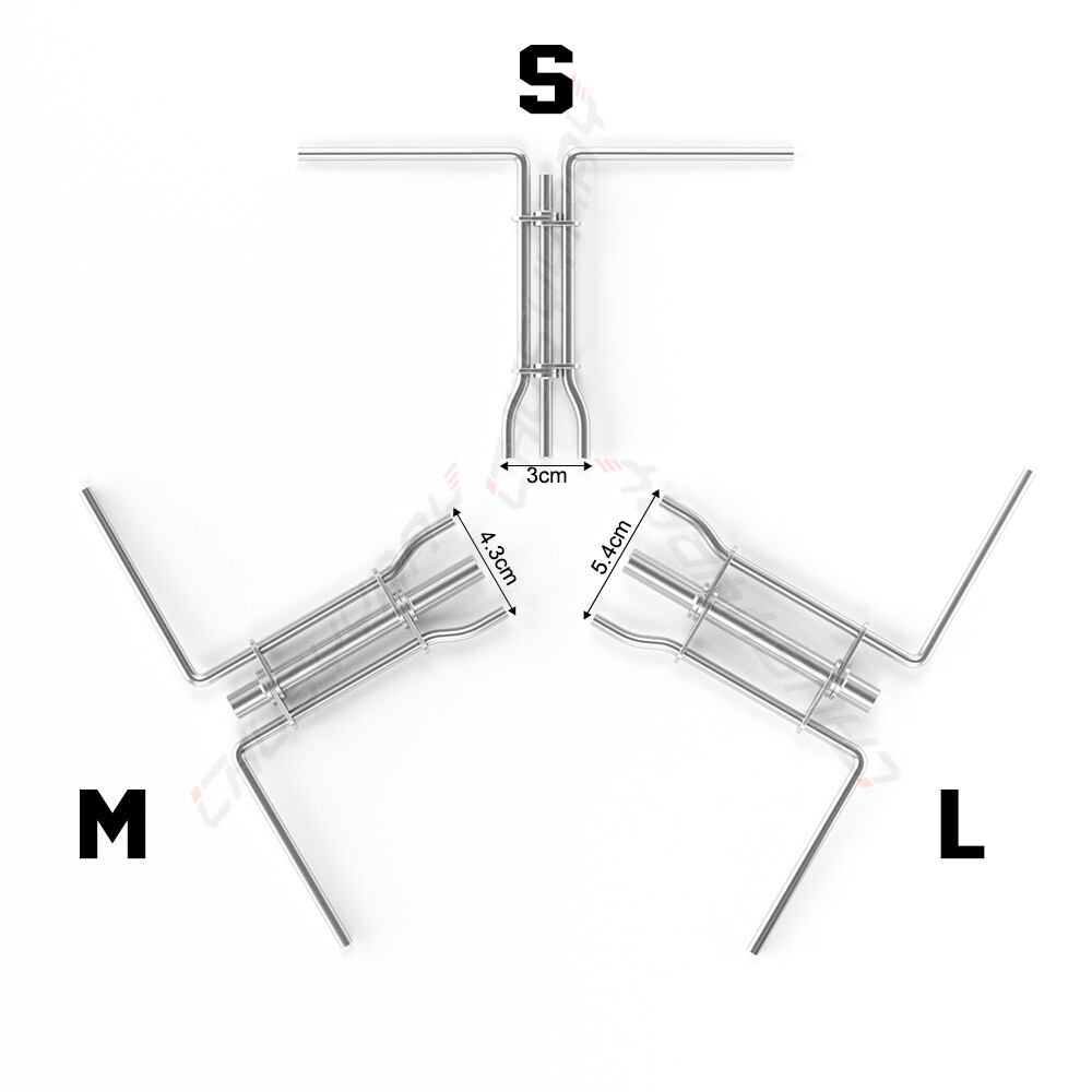 3* Hydraulic Cylinder Piston Rod Seal U-cup Installation Tool Kit Set Universal