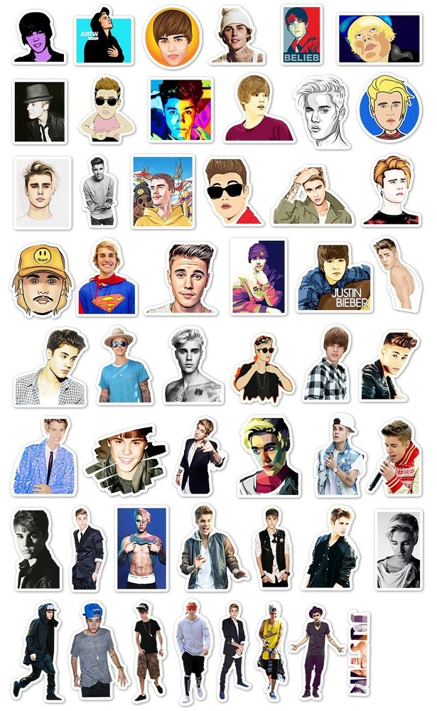 Justin Bieber Stickers 
