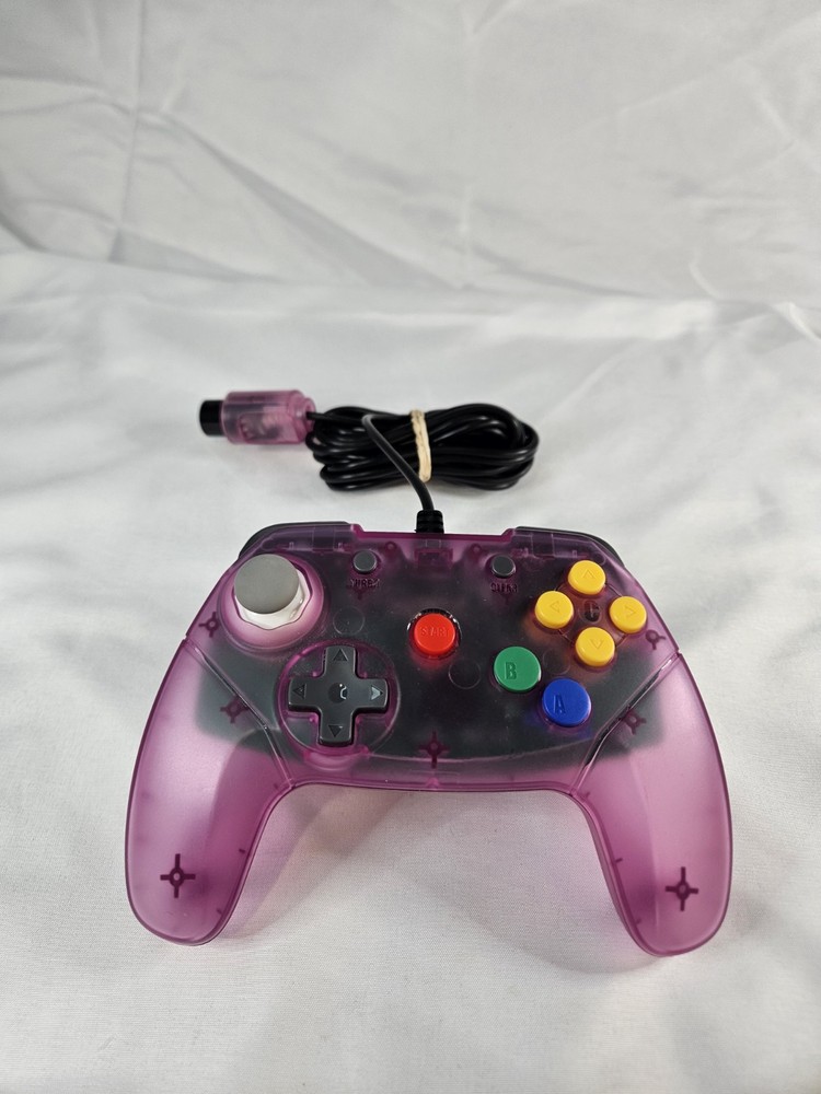 Retrofighter's Brawler64 Wired Atomic Purple Game Controller | Excellent Shape