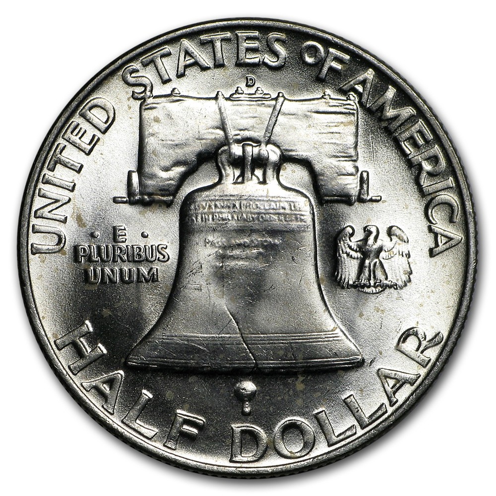 1959-D Franklin Half Dollar BU