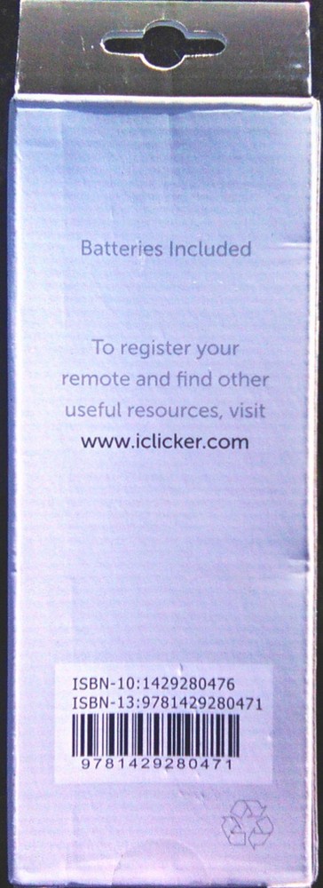 NEW SEALED ICLICKER 2 STUDENT REMOTE (2ND EDITION) CLASSROOM