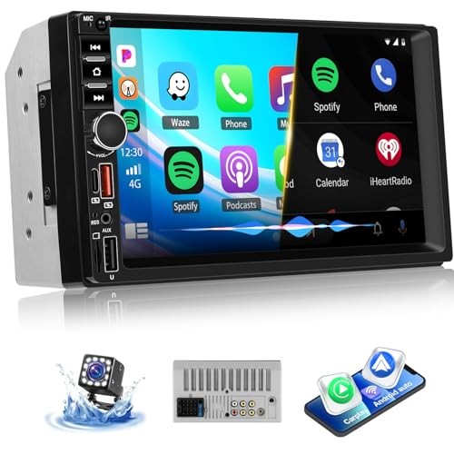 Double Din Wireless Carplay Android Auto Car MP5 Player+ Wireless CarPlay