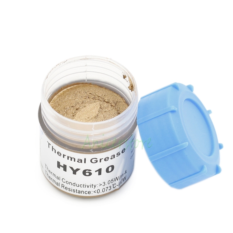 4pcs 20g Gold Silver Grey White Silicone Compound Thermal Grease Paste For CPU