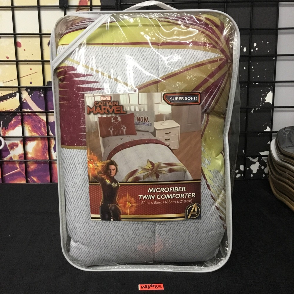 Marvel Captain Marvel Comforter Microfiber Twin Size