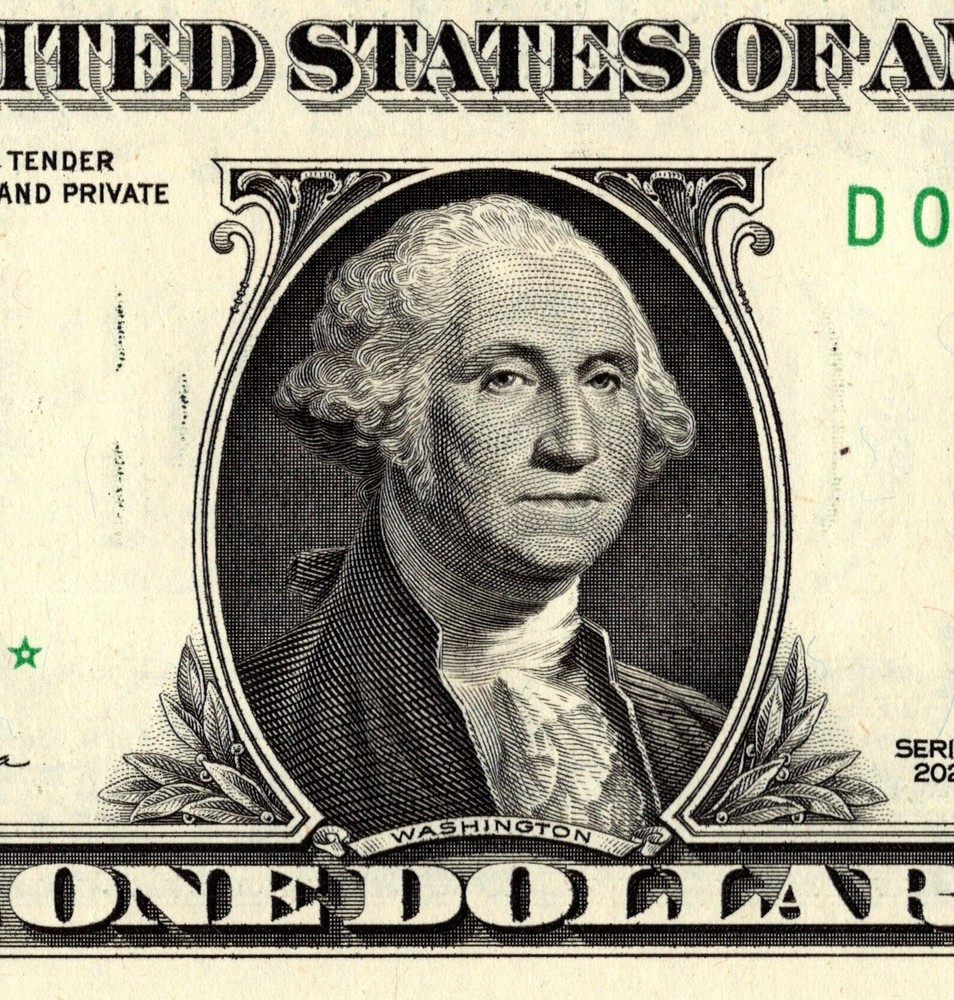 2021 D Star Note One Dollar Bill Regular Run Pack Note D08561022*