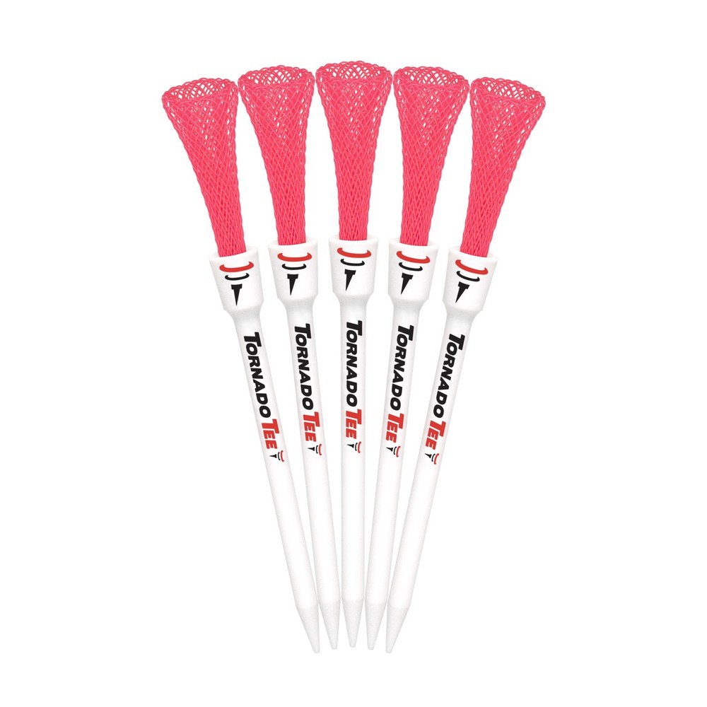 4" Long Drive High Performance Golf Tee (Neon Pink)