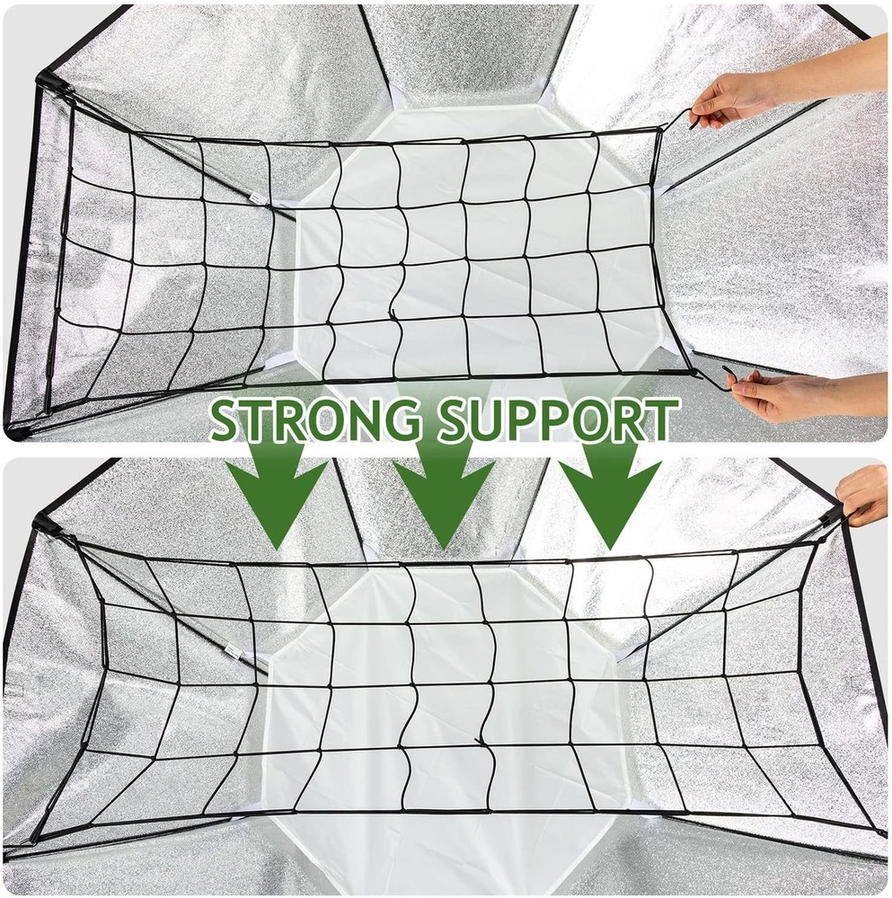 Grow Tent Trellis Net Elastic 2x4 Support Netting