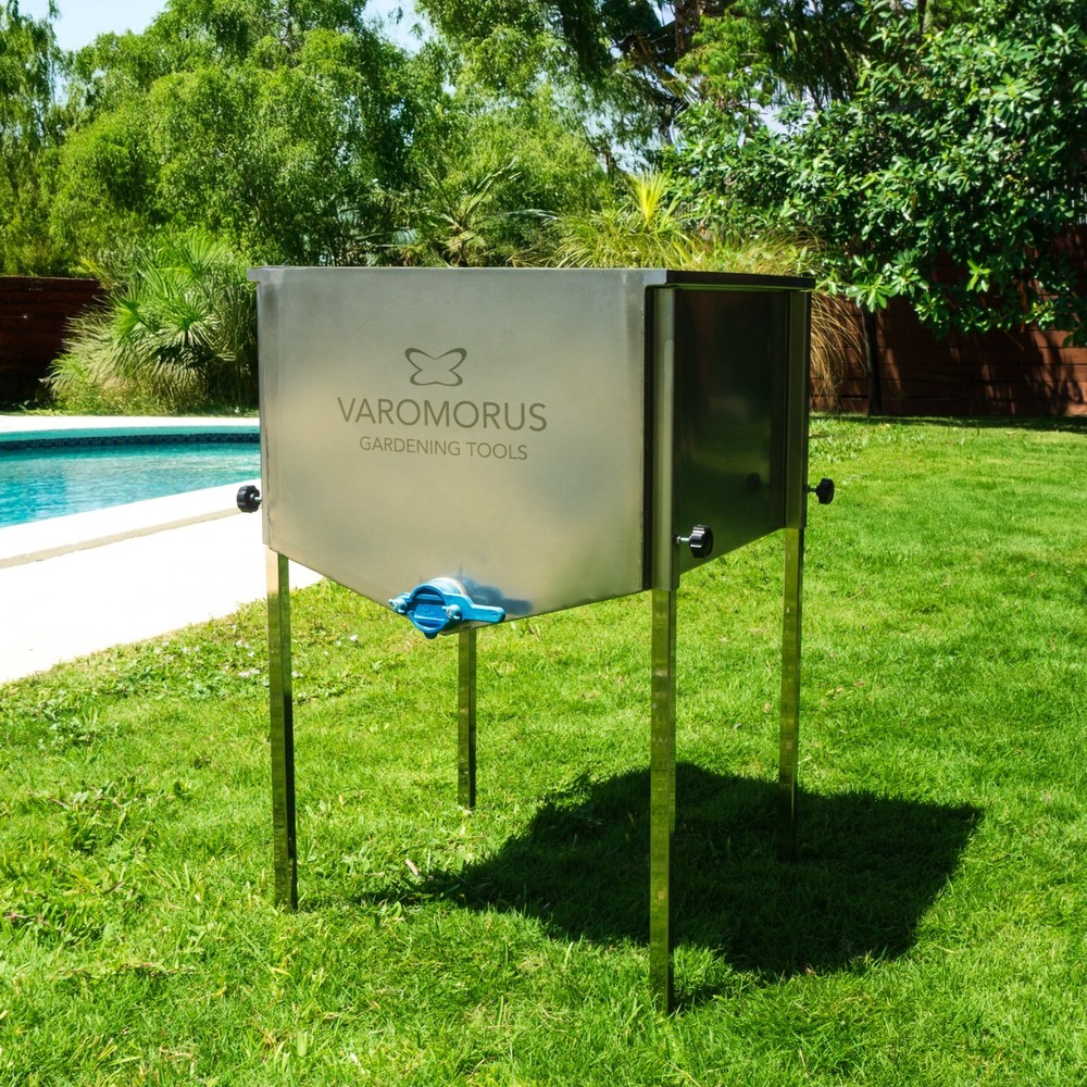 VAROMORUS 12V Hive Frames Uncapping Machine Stainless Steel Honeycomb