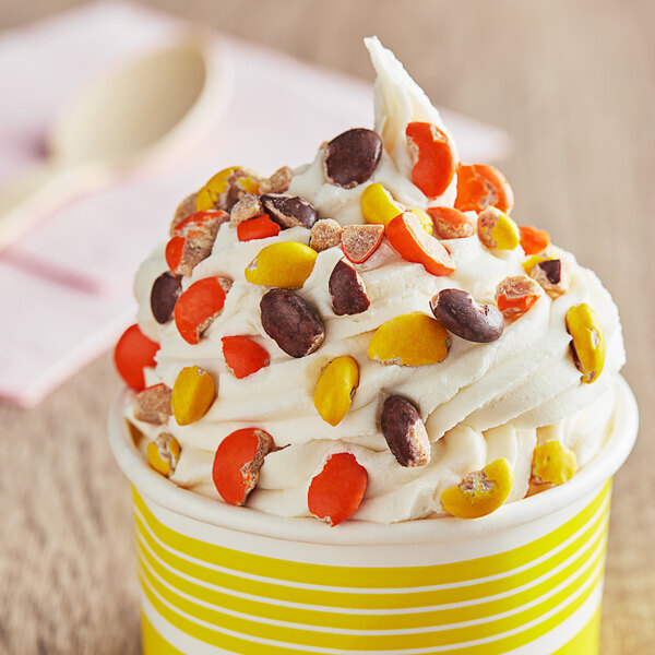 Bulk Chopped REESE'S PIECES Ice Cream Topping (click dropdown for quantity)