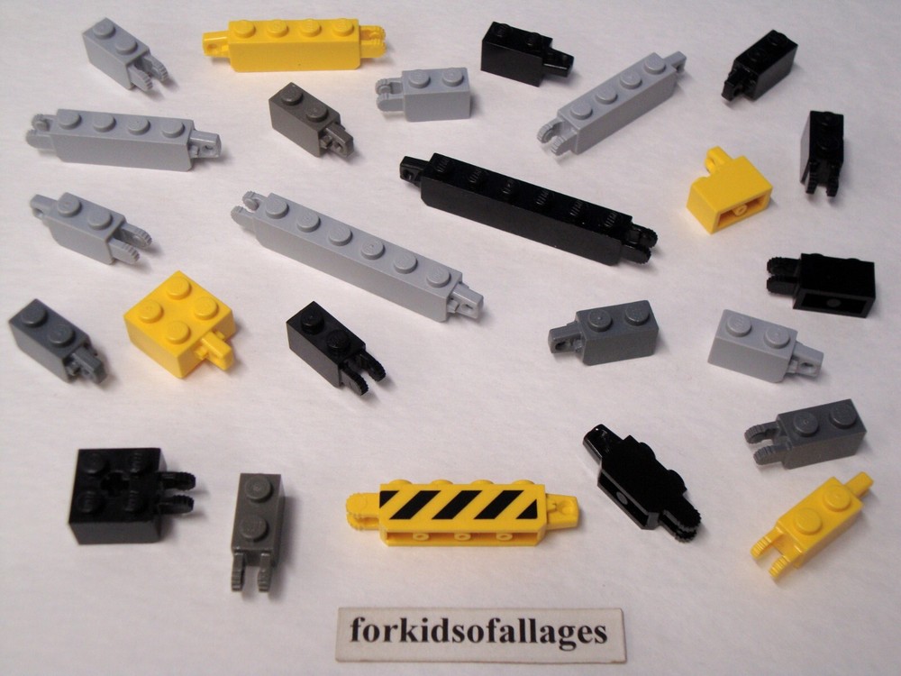 Bulk Lego Hinge Pieces Lot: 25 Locking Joint Bricks Hinges