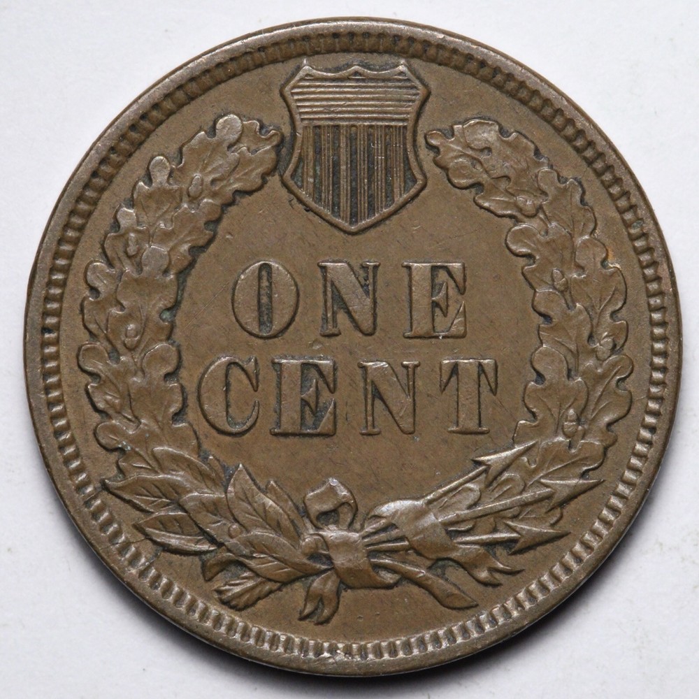 1907 Indian Head Cent Penny AU+ E204 T