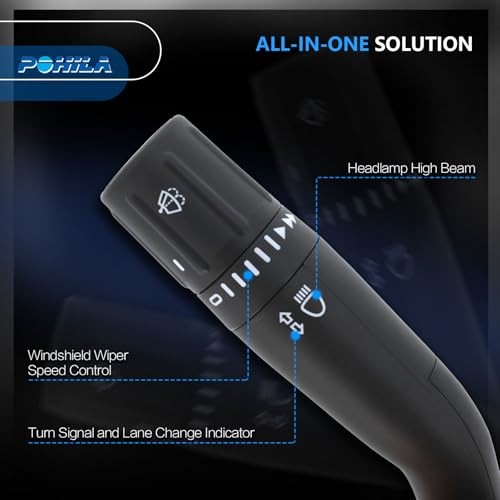 Windshield Wiper Switch Multifunction Turn Signal Control Compatible with Ford