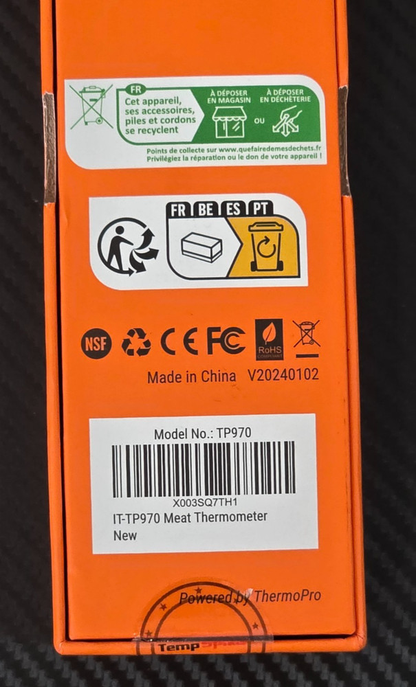 ThermoPro TempSpike Plus TP970 Wireless Bluetooth Meat Thermometer