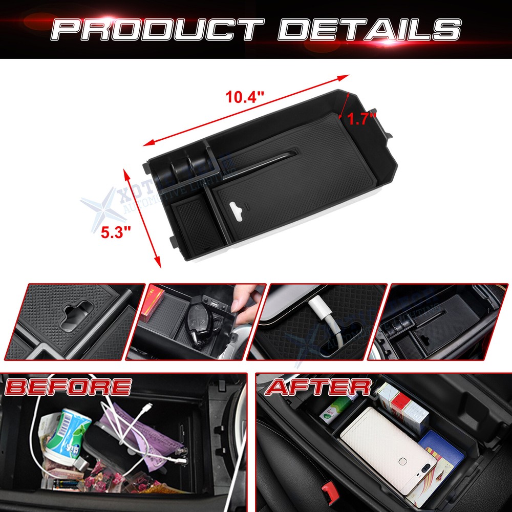 Console Container Tray Secondary Storage Box Insert For Mercedes C GLC Class 15+