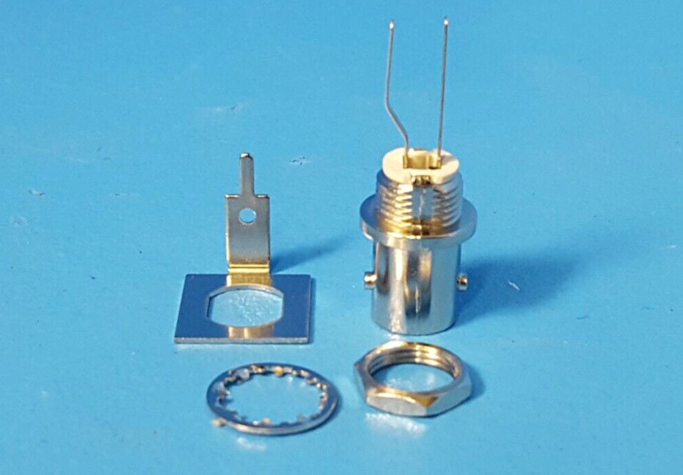 (4 PCS) BNC JACK BULKHEAD WITH SWITCH, BNC-RB-2P, SAM WOO ELECTRONICS, FEMALE