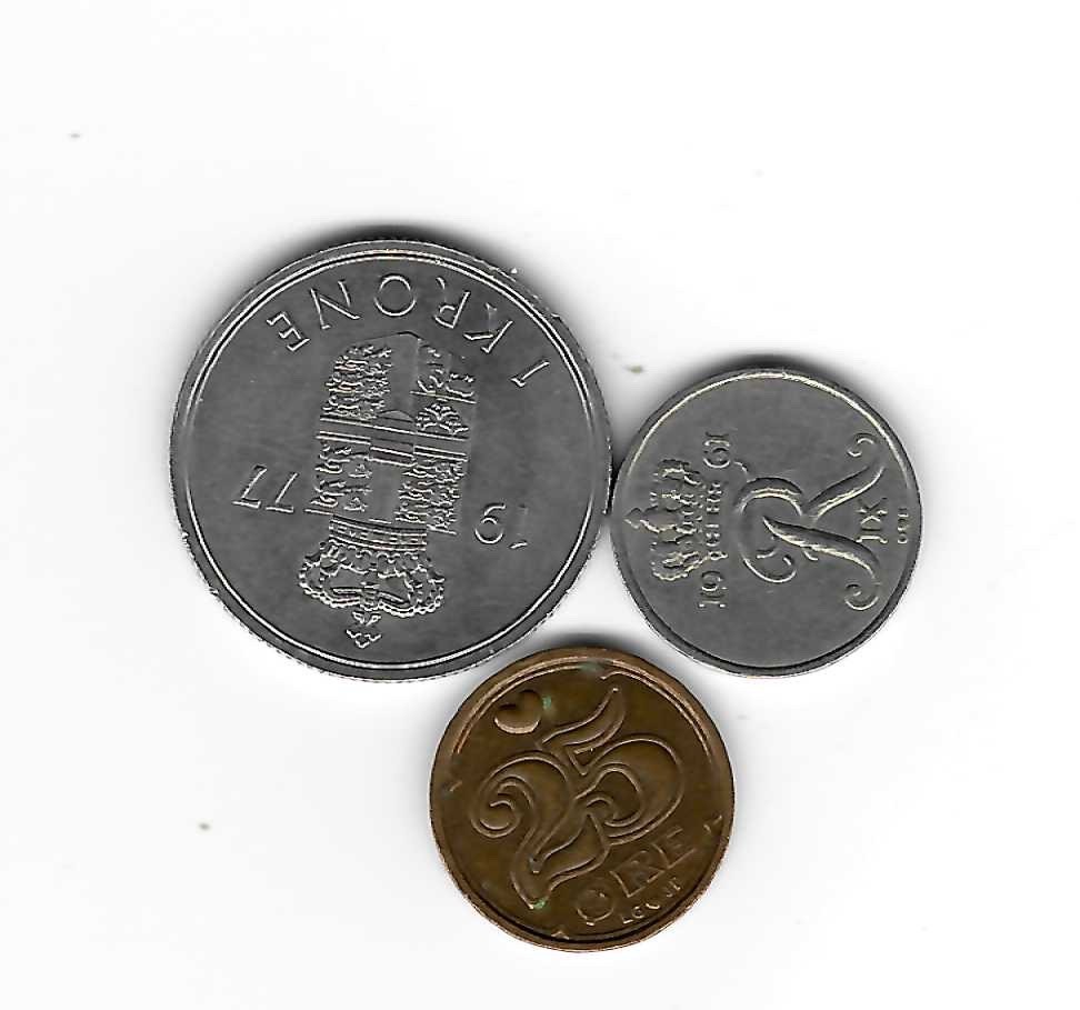 3 Coins from Denmark