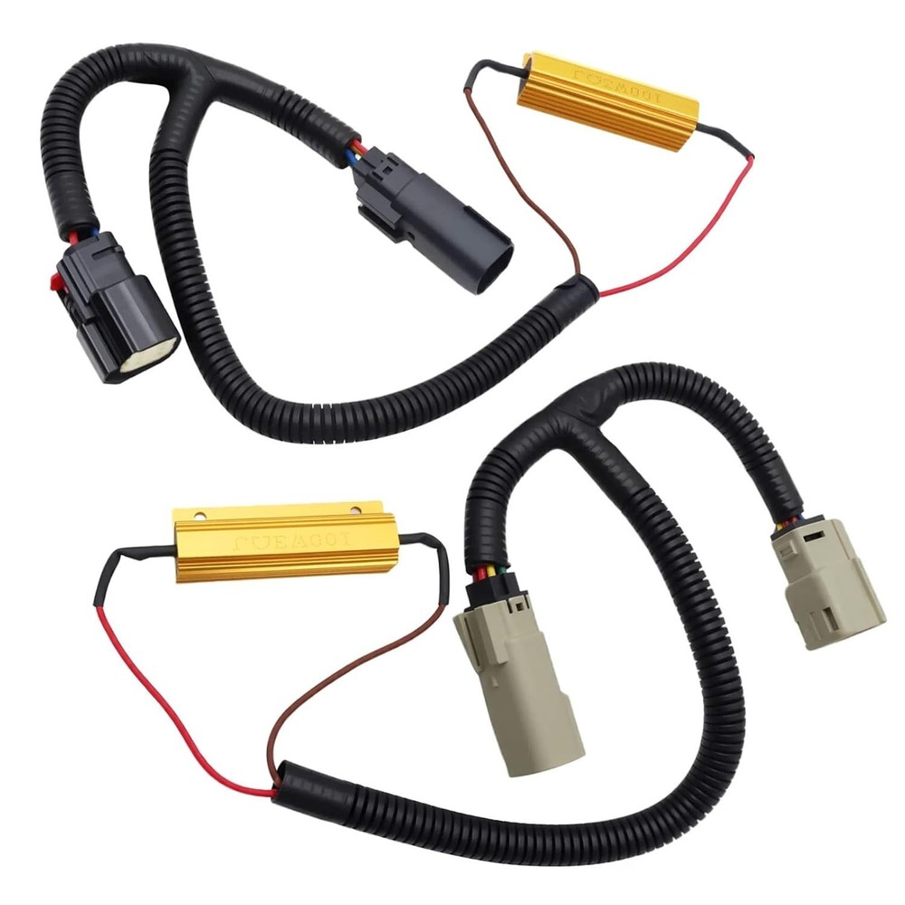 2 Pcs Tail Light Conversion Harness for LTZ 2016-2018 LED