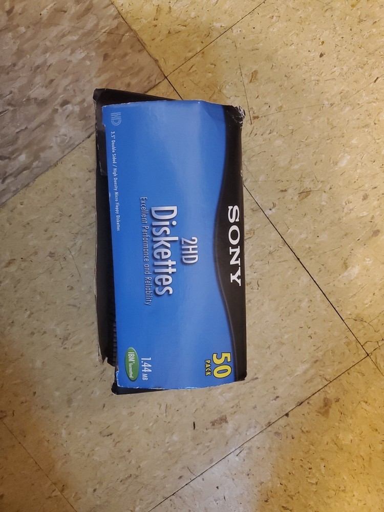 Sony 50MFD-2HDLF 3.5" Double Sided Diskettes IBM Formatted - 50 Pack