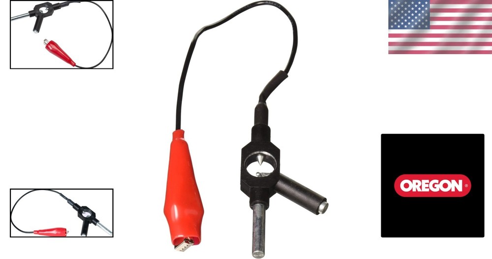 Compact Spark Plug Ignition Tester for Running & Cranking Engines - Black