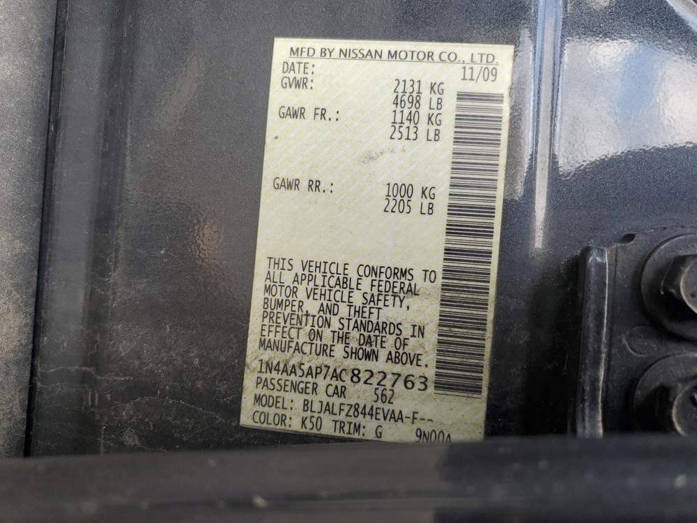 Engine ECM ab Under Console Fits 2009-2012 MAXIMA Factory OEM