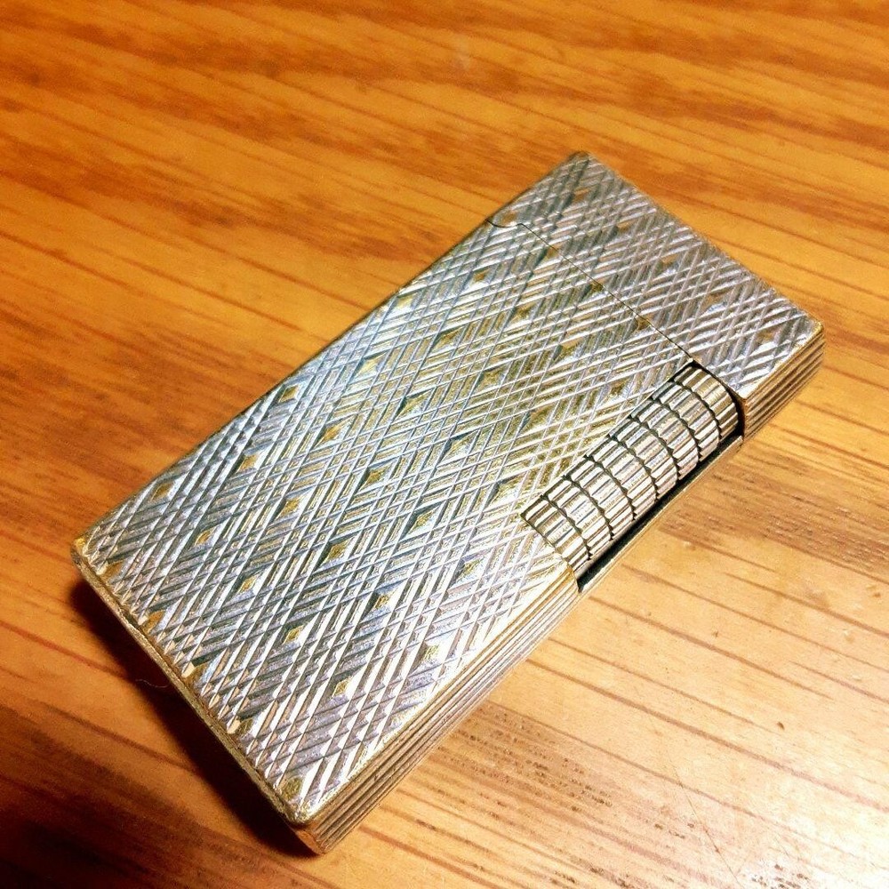 Working Dunhill Rollagas lighter 70 silver without box