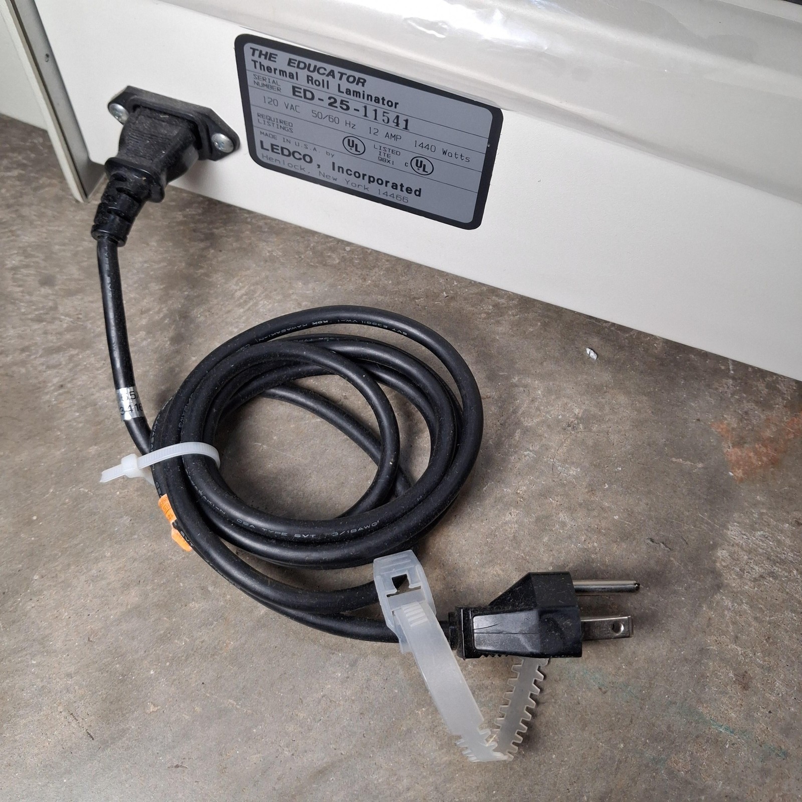 Ledco The Educator Thermal Roll Laminator ED-25 25in School Office USA Tested