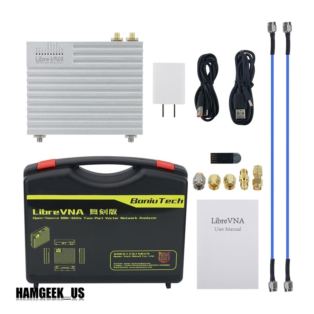 LibreVNA 2-Port Vector Network Analyzer with Stainless Steel Flanged Connector