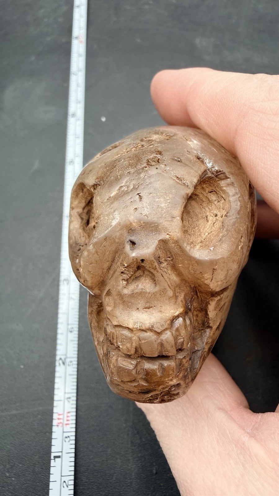 Elongated Crystal Skull From Tula Hidalgo Ojuelos