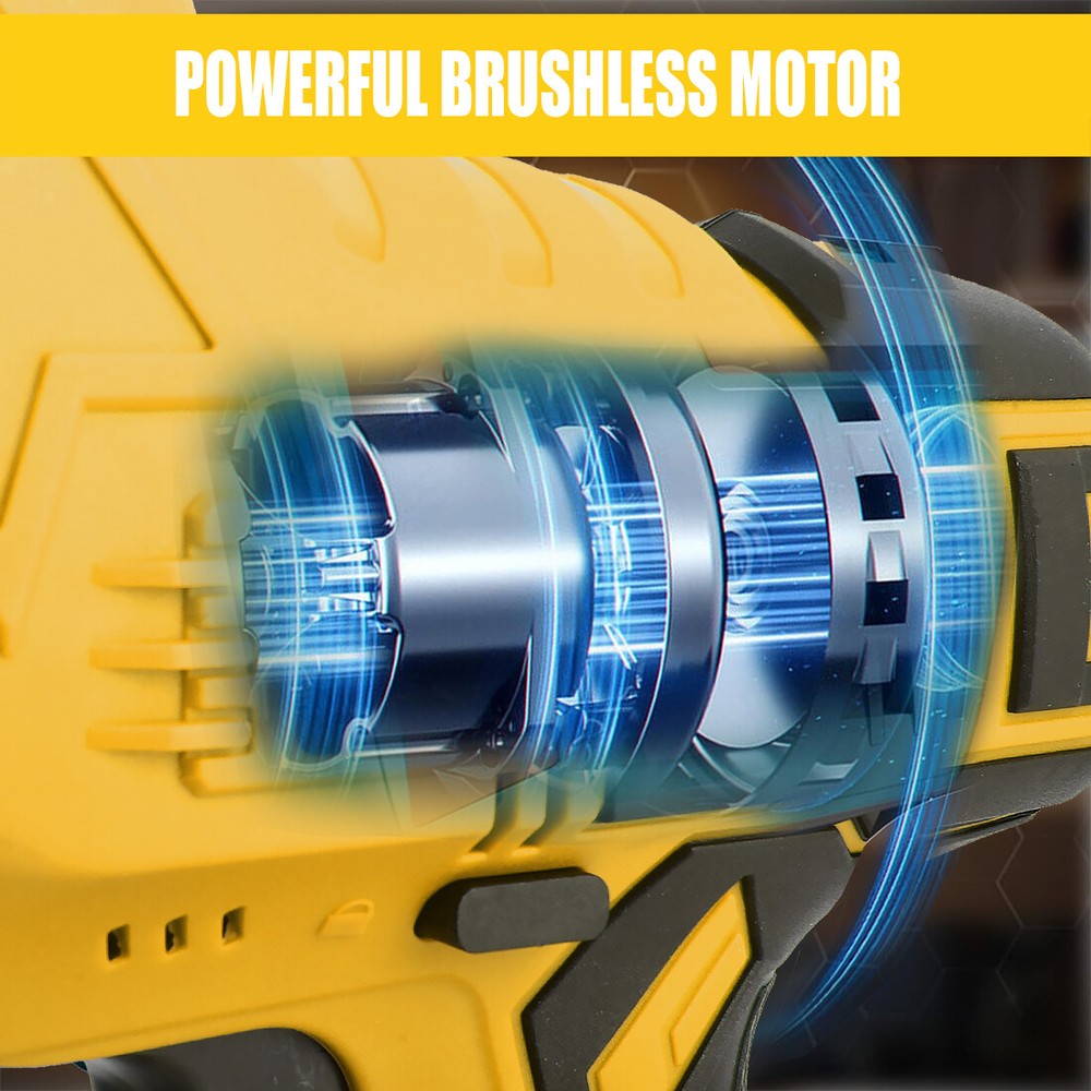 Compact Brushless Cordless Reciprocating Saw For Dewalt 20v Battery(Only Tool)