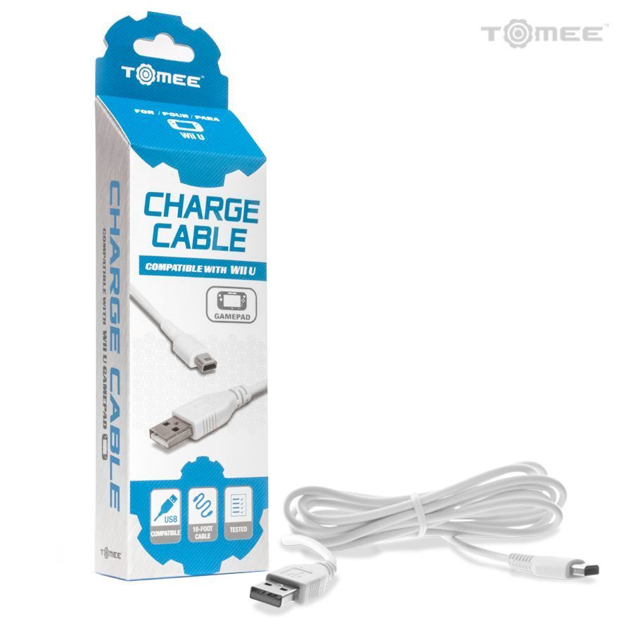 Wii U GamePad Charge Cable Tomee