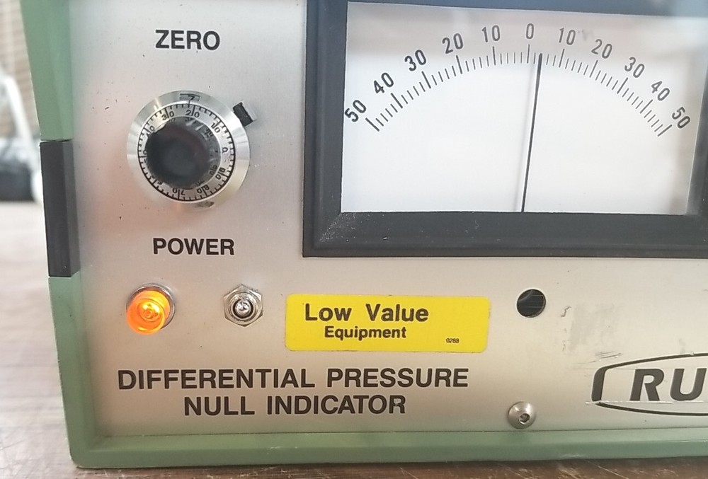 Ruska Differential Pressure Null Indicator 2416-711