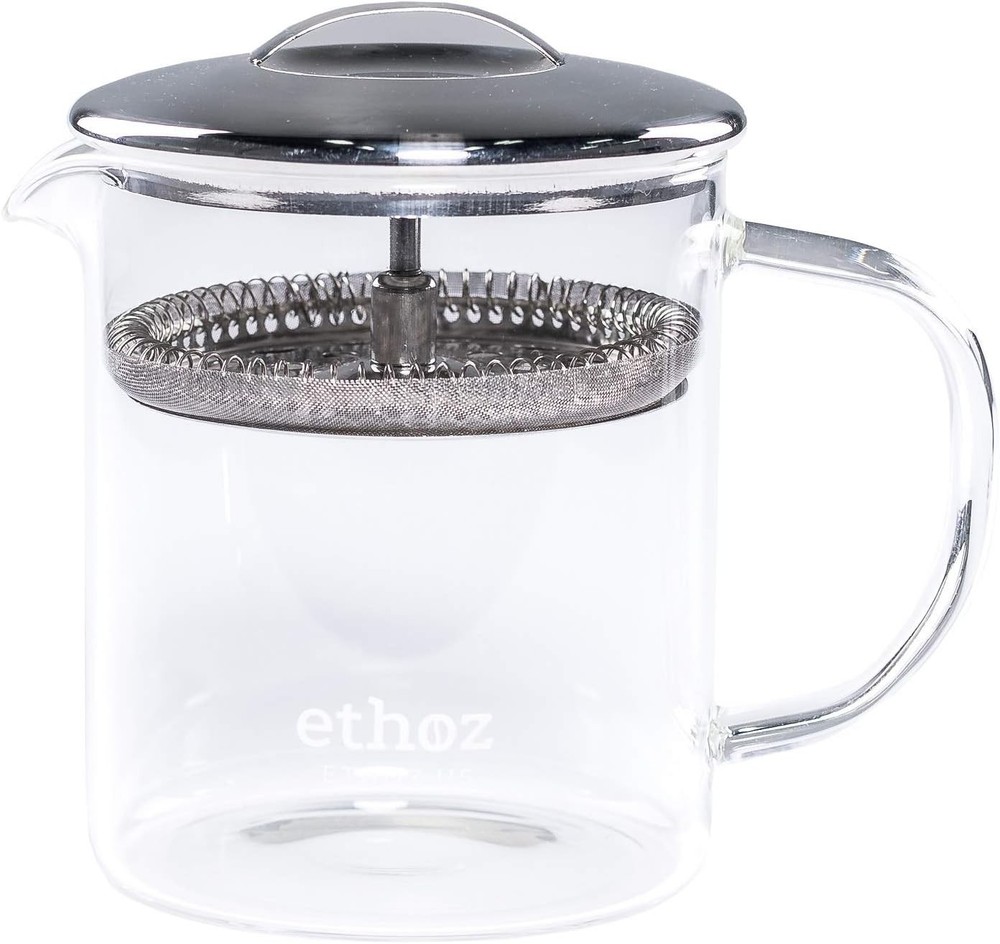 Glass Tea Brewer – Premium Loose-Leaf Infuser, Borosilicate Chamber,