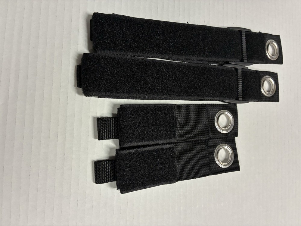 Adjustable Heavy Duty 4 Pack Black