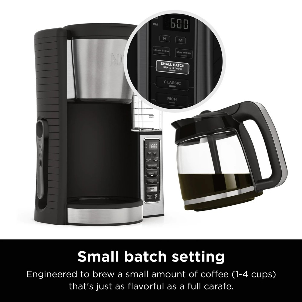 Ninja 12-Cup Programmable Coffee Brewer, 2 Brew Styles, Adjustable Warm Plate