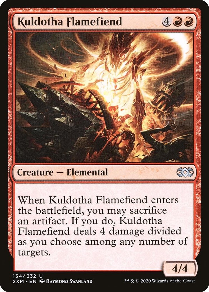 Kuldotha Flamefiend Double Masters 134 MTG LP