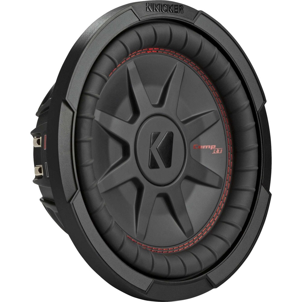 Kicker 48CWRT104 CompRT 10" Subwoofer, DVC, 4-ohm - Includes Grill