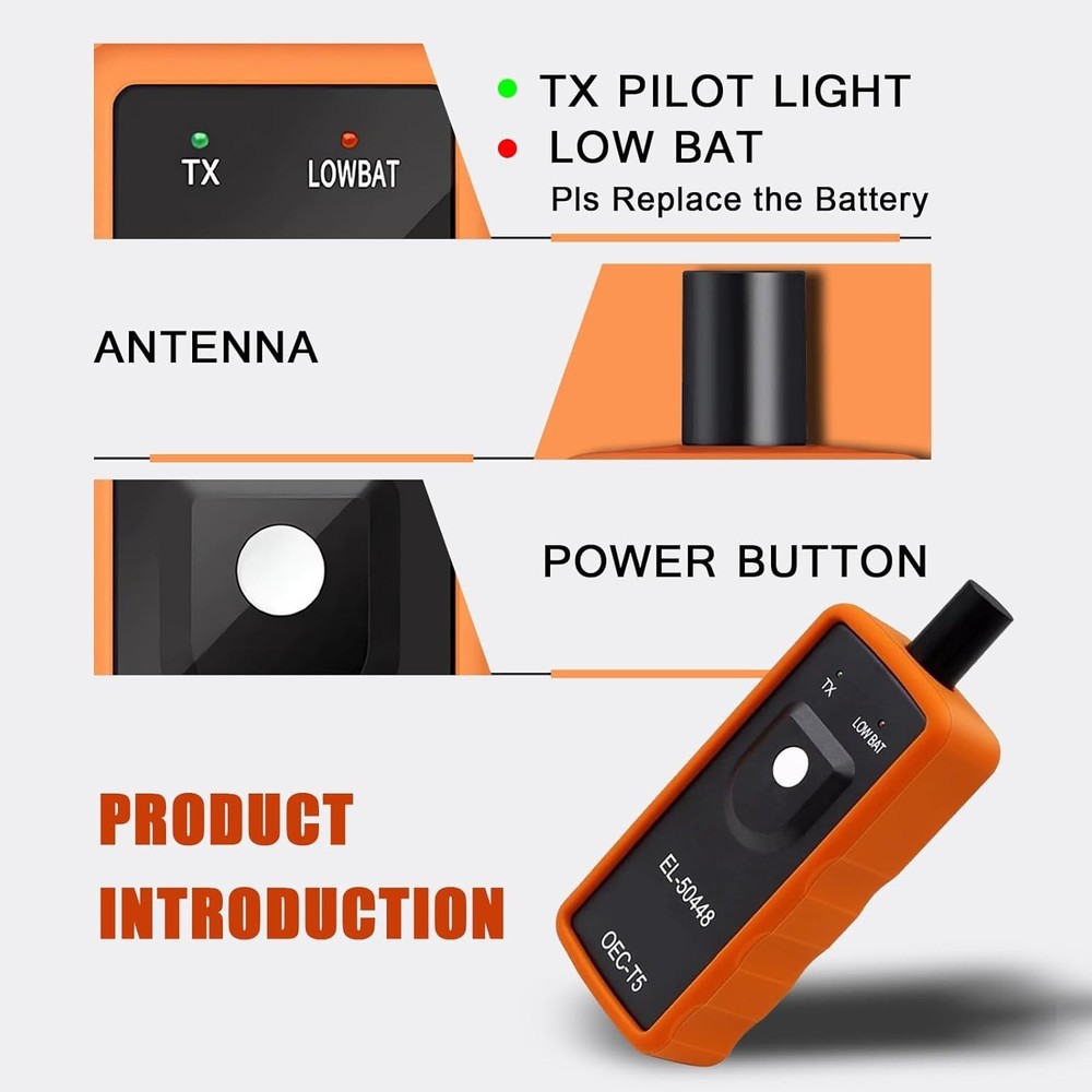 Universal GM TPMS Relearn Tool for Tire Sensor Activation & Reset