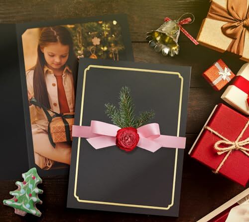 400 Pack Photo Folders for 4X6 or 5X7 Paper Cardboard Frames Picture Folder