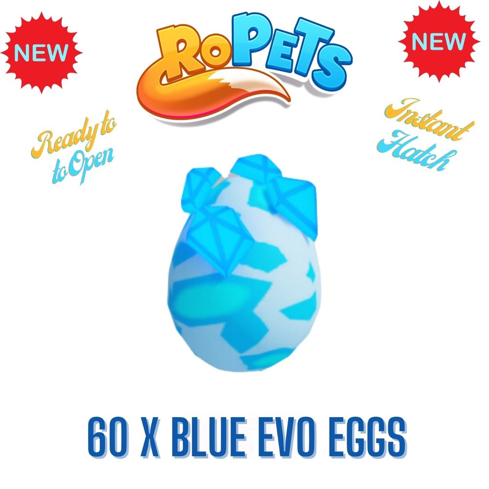 Ropets Blue Evo Egg x 60 US