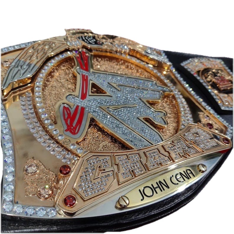 World Heavyweight Wrestling Spinner Championship Belt Original Adult Size 4MM
