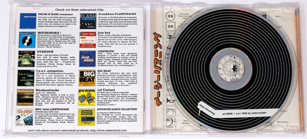 Ueberschall Easy Listening Sample Library/Sound Library/Sampling CD