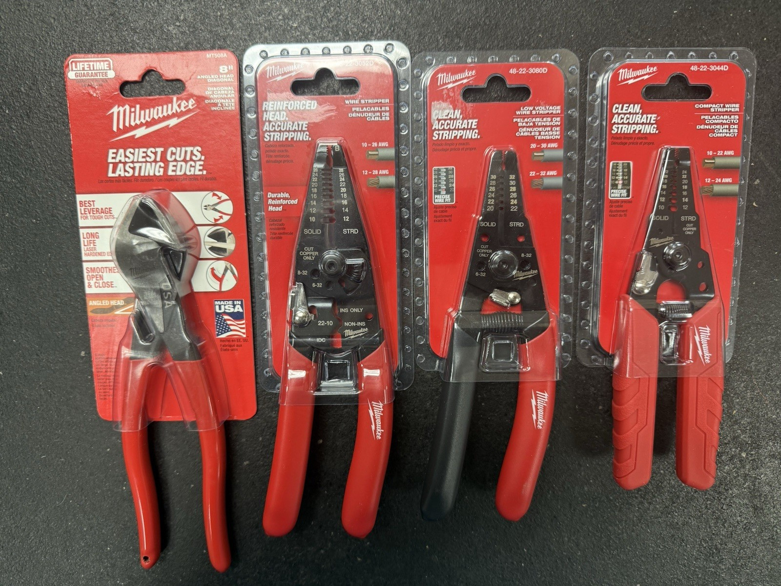 Milwaukee Hand Tools Lot of 4 (MT508A, 48-22-3052D, 3080D, 3044D) LOT OF 4 NEW