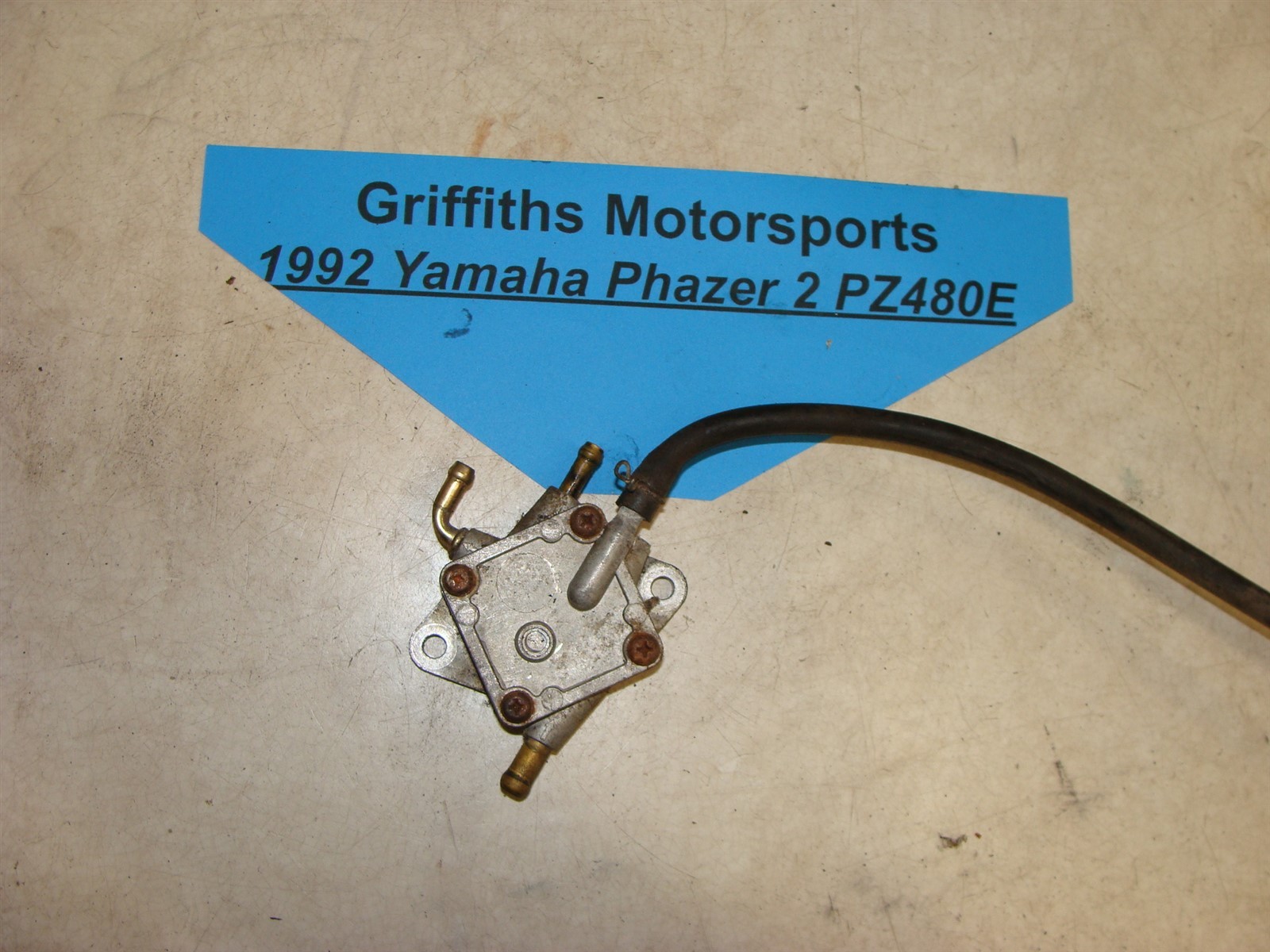 1992 YAMAHA PHAZER 2 II PZ480e oem Mikuni gas fuel pump snowmobile twin cyl