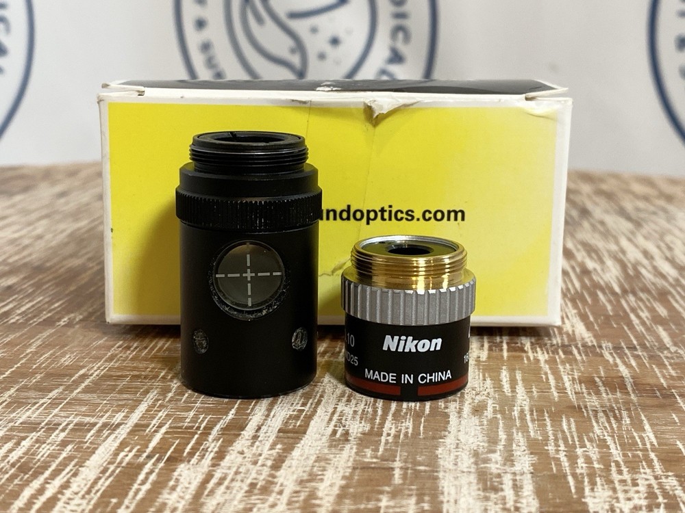 Nikon 4 4/0.10 160/-WD25 Microscope Objective