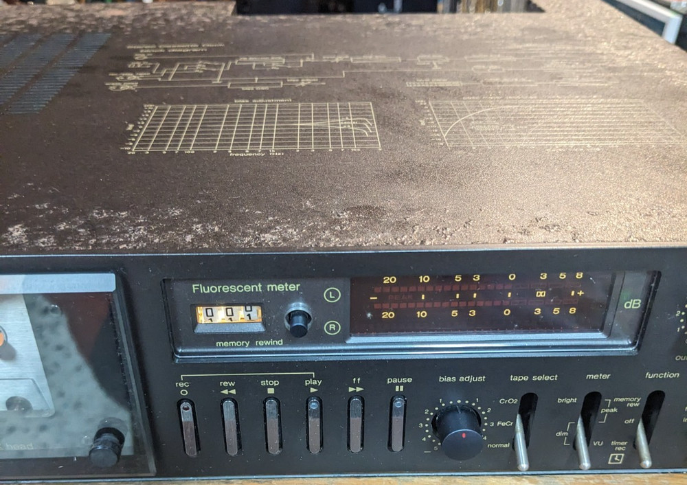 TECHNICS RS-M85 STEREO CASSETTE DECK -Rare Tested and Working