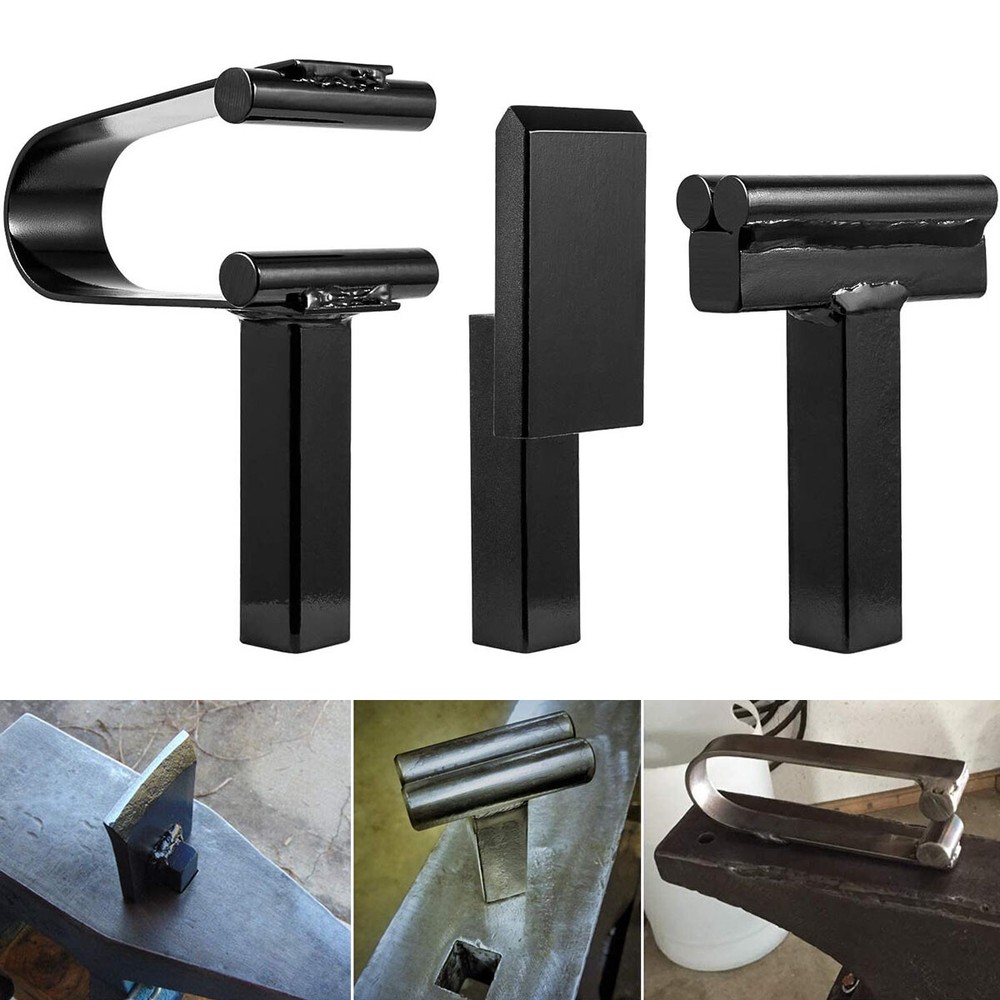 3/4" Blacksmith Anvil Forge Hardy Tools Set Cut Creasing Stake Spring Fuller