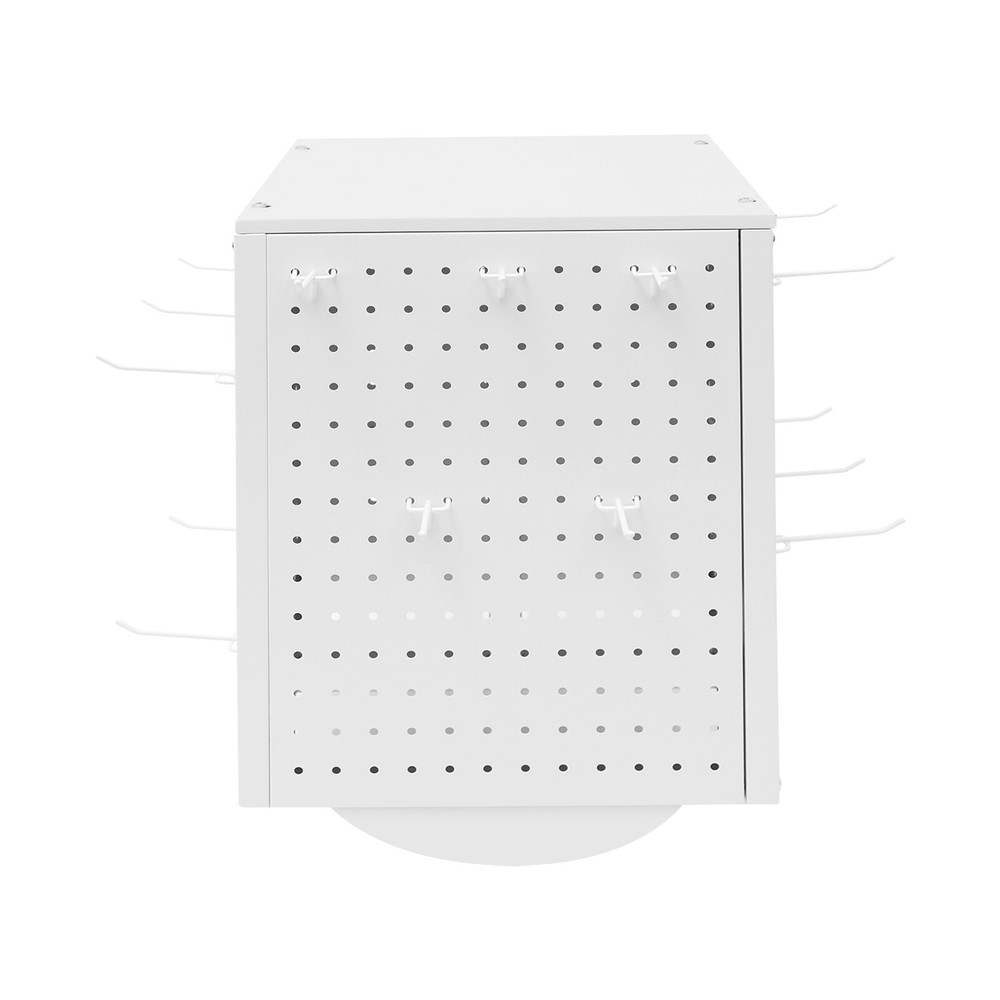 Pegboard Rotating Display Stand,4 Sided PegBoard Display, PegBoard Display Stand